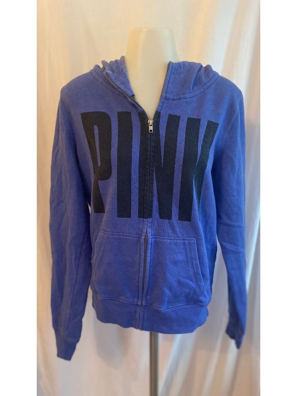 Victoria's Secret PINK Blue Full Zip Hoodie